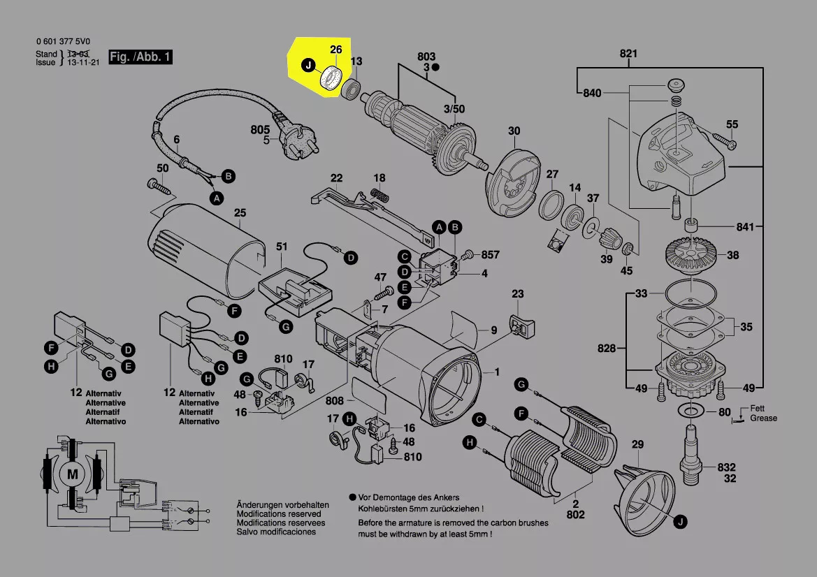 Bague isolante réf. 1 600 502 024 Bosch
